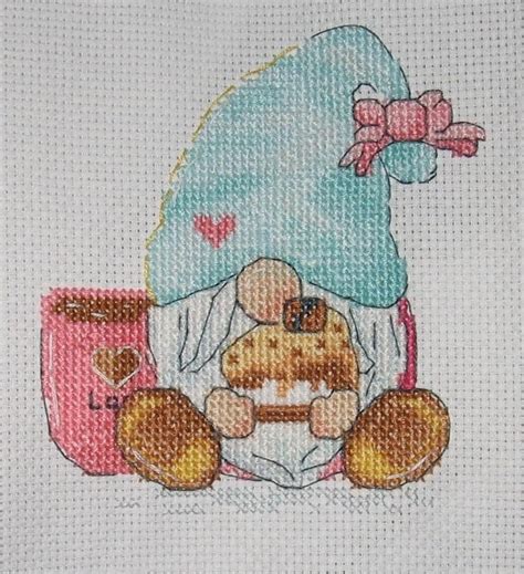 Sweet Tooth Gnome Cross Stitch Pattern Pdf Coffee Leprechaun - Etsy