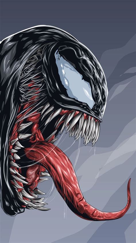 Venom | Mobile wallpaper | Vector Illustration | Venom art, Spiderman ...