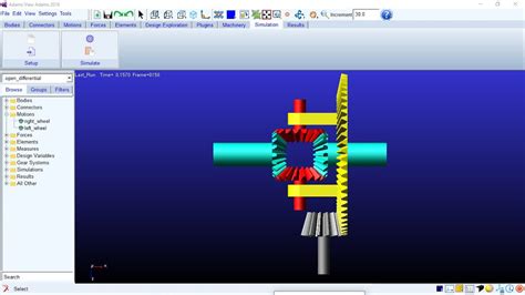 MSC Adams | Machinery: Open Differential - YouTube