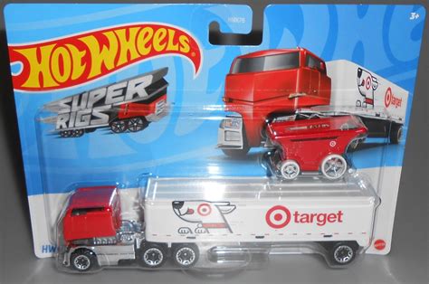 Hot Wheels Super Rigs HW Bullseye's Big Rig TARGET Truck Red/White 1:64 NEW - Walmart.com