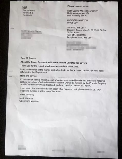 Mum opens letter from DWP mistakenly saying her teenage son is dead ...