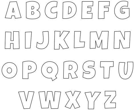 Large Printable Letter Stencils | Printable letter templates, Letter stencils printables, Large ...