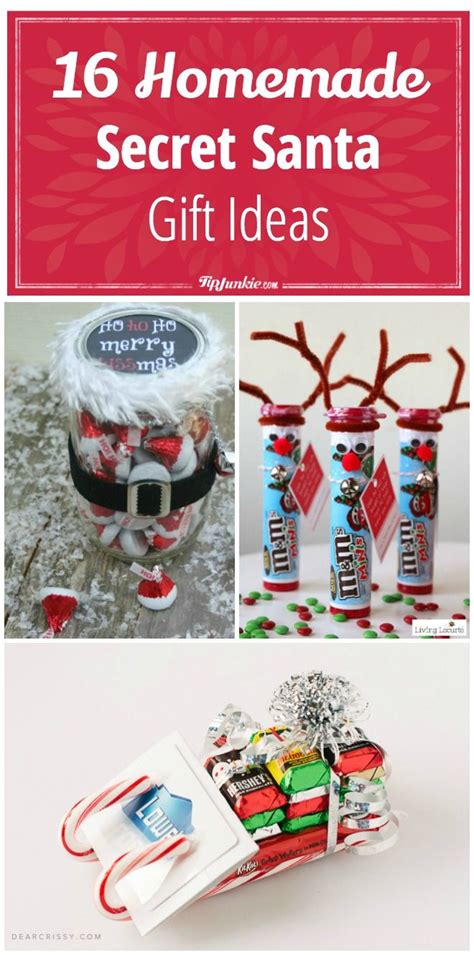 16 Homemade Secret Santa Gift Ideas | Secret santa christmas gifts, Secret santa gifts, Homemade ...