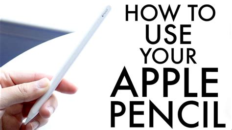 How To Use Your Apple Pencil! (Complete Beginners Guide) - YouTube