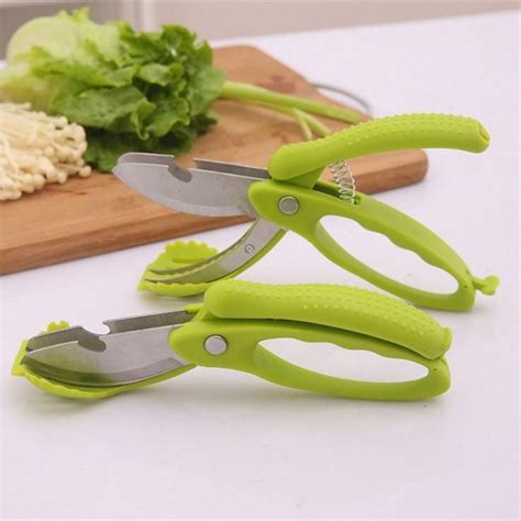 Manual Salad Scissors Toss and Chop Salad Tongs Stainless Steel Scissors | Salad tongs, Chopped ...