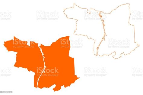 Terneuzen Municipality Map Vector Illustration Scribble Sketch Map ...