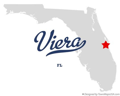 Map of Viera, FL, Florida