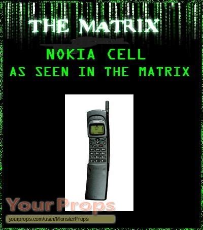 The Matrix The Matrix Nokia Phone Prop replica movie prop