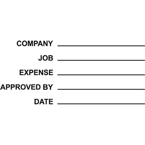 general ledger expense approved stamp accounting stamp | self-inking ...