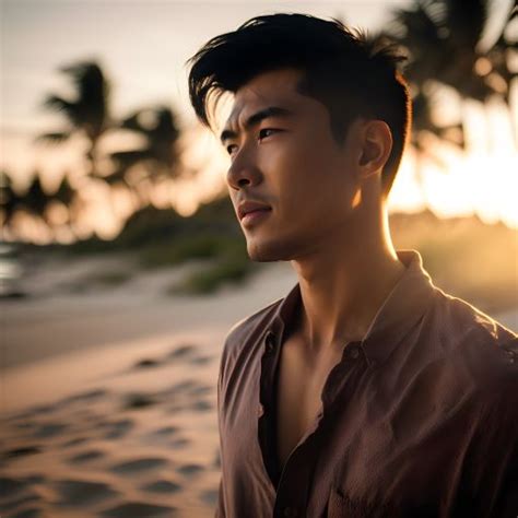 Free image: With the sun casting a beautiful golden light, this Asian ...