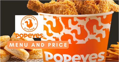 Popeyes Menu & Price in Philippines 2023 [Update]