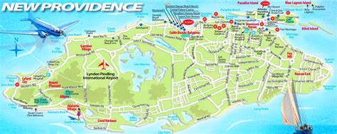 New Providence tourist map - Ontheworldmap.com
