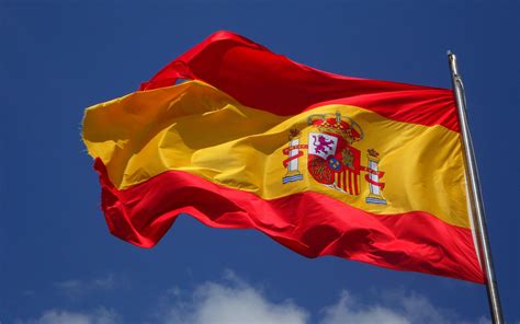 Wallpaper Spain flag, wind 3840x2160 UHD 4K Picture, Image