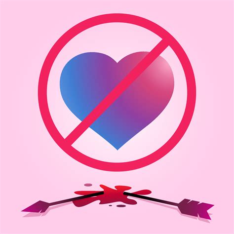 Forbidden love icon logo 8063178 Vector Art at Vecteezy