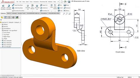 SolidWorks Tutorial for beginners Exercise 61 - YouTube | Solidworks tutorial, Solidworks ...