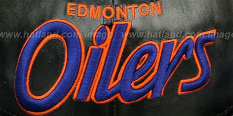 Edmonton Oilers REDUX SNAPBACK Black Hat by New Era