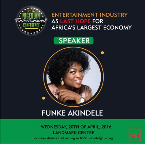 Funke Akindele To Make Major Debut At Nigerian Entertainment Conference - BHM