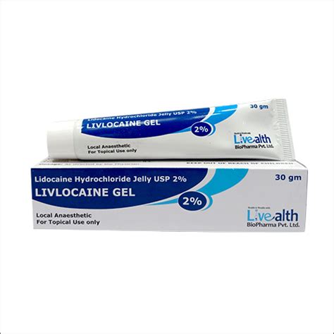 30G Lidocaine Hydrochloride Jelly Usp Application: External Use Only at ...