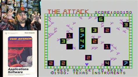 The Attack for the Texas Instruments TI-99/4A - game play - YouTube