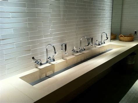 H2 Hotel Concrete Sink Bathroom, Trough Sink Bathroom, Large Bathroom ...