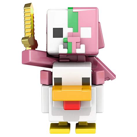 Minecraft Zombie Piglin Jockey Mini Miners Figure | Minecraft Merch