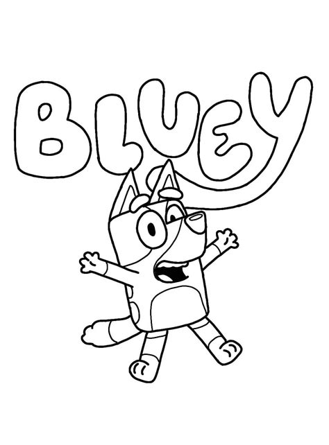 Bluey Coloring Pages Printable Pdf - Coloringfolder.com