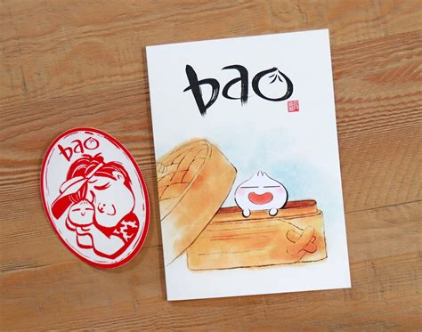 Dan the Pixar Fan: Bao: Pixar Studio Store Exclusive Sticker & Note Card