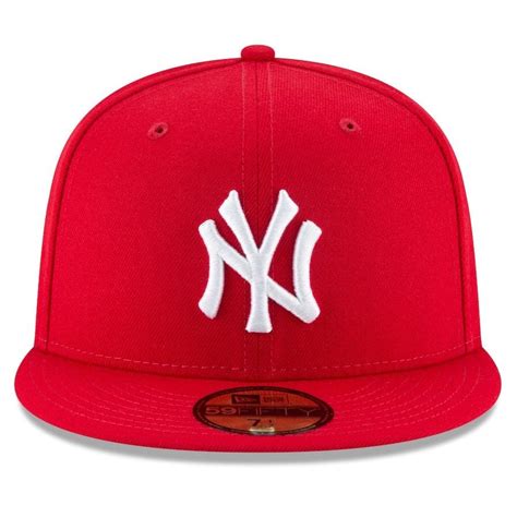 New Era New York Yankees Red 59Fifty Fitted Hat