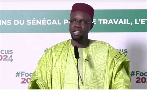 SENEGAL : Ousmane Sonko, candidat à la présidentielle de 2024 | Icilome