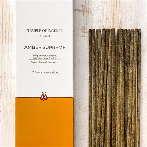 Amber Supreme Incense Sticks - Millers Yard