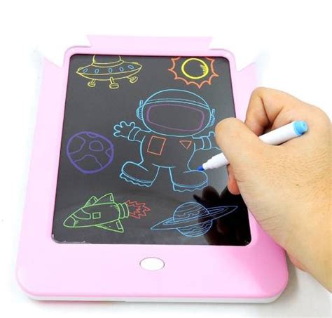 UKR Magic Drawing Pad, 2 Kids in 1 Play, Draw and Erase, Pink | WP018 ...