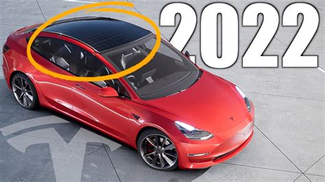 Solar Roof Coming to Model 3 and Y in 2022 - YouTube