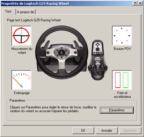 Test du volant Logitech G25 - Les drivers - Infobidouille.com : actualités et tests informatiques