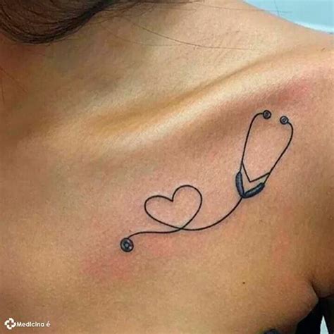 Pin by Marcia Helena on Tatoo | Medical tattoo, Stethescope tattoo, Doctor tattoo