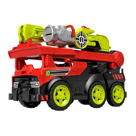 Rescue Heroes Transforming Fire with Lights & Sounds Truck Play Vehicle ...