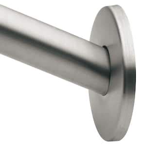 MOEN 60 in. Decorative Curved Shower Rod in Brushed Nickel CSR2155BN