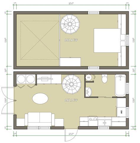 Tiny Home Floorplan for a Lowe's two story shed : r/floorplan