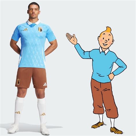 Tintin-Inspired Kits for the Belgian National Football Team