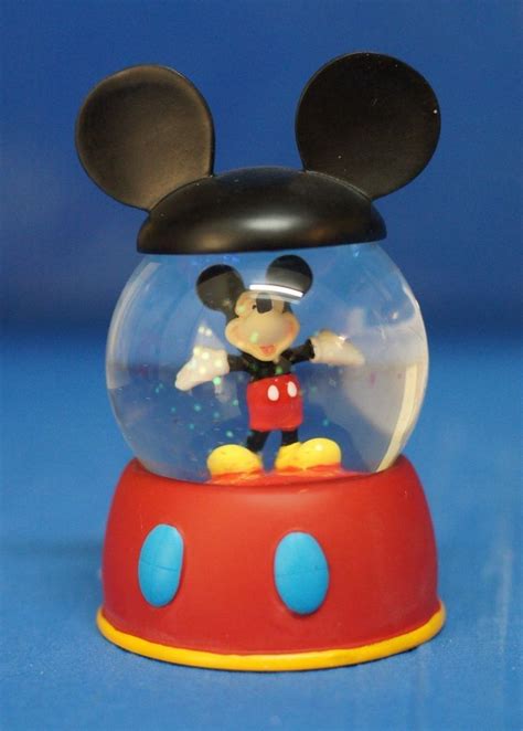 Classic Mickey Mouse Snowglobe "Mickey Playhouse" Disney Figurine 19517 ...