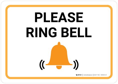 Please Ring Bell When Door Is Locked Window Wall Business Vinyl Sticker ...