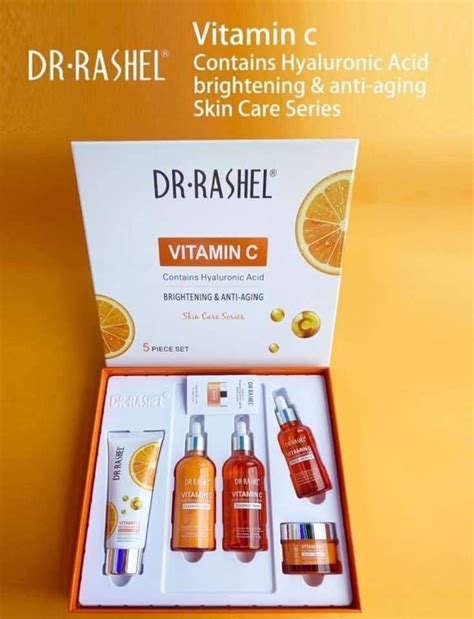 Dr. Rashel Vitamin C Series Kit Brightening & Anti Aging Skin Care Series Pack of 5 - VividShop.pk