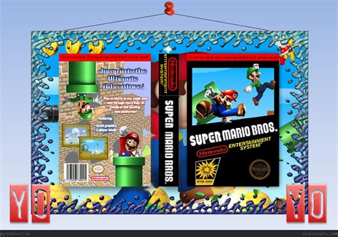 Super Mario Bros. NES Box Art Cover by YOYO