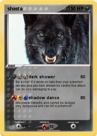 my black wolf pokemon card by maddietiger101 on DeviantArt