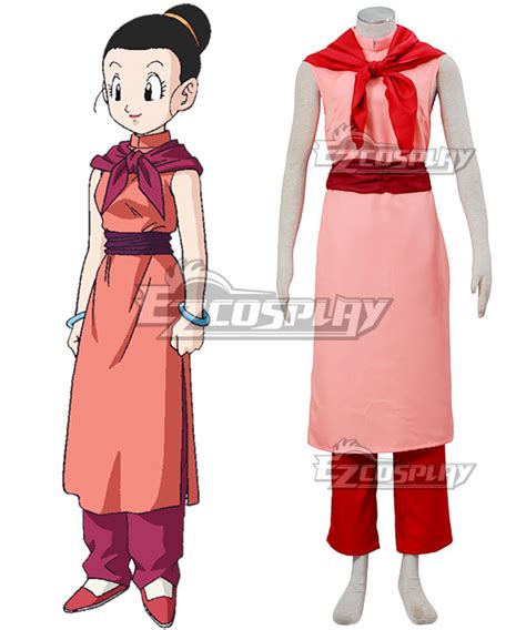 Dragon Ball Z Chi Chi Cosplay Costume - A Edition