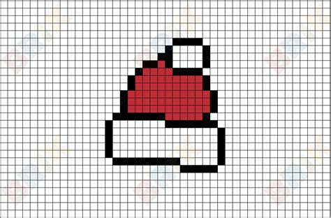 Santa Hat Pixel Art – BRIK