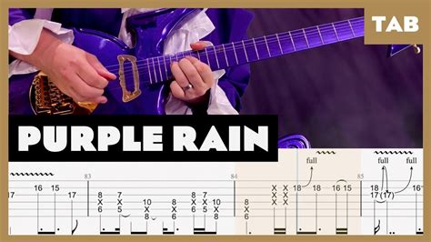 Prince - Purple Rain - Guitar Tab | Lesson | Cover | Tutorial Chords ...