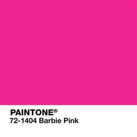 Barbie Pink Pantone | Barbie pink, Pink pantone, Pink