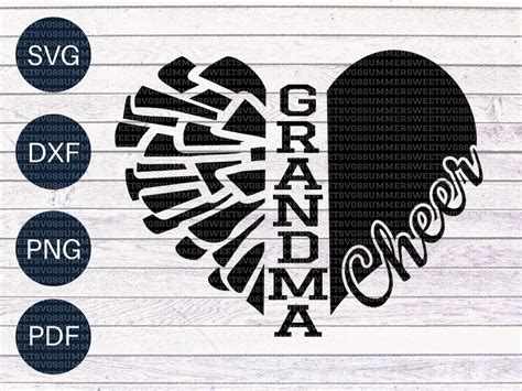 Cheer Svg Cheer Grandma SVG Grandma Png Cheerleading Svg - Etsy