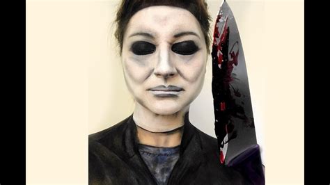 Michael Myers Halloween Makeup Tutorial - YouTube