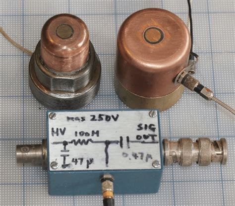 Capacitive displacement sensors (CS-16, left and CS-30, right) and a ...